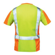 Helmut Feldtmann Warnschutz T-Shirt Utrecht gelb/orange 75% PES/25% CO FELDTMANN-2