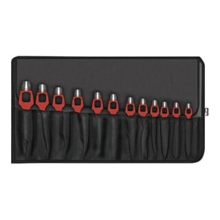 Henkellocheisensatz DIN 7200-A 8-tlg.Rolltasche