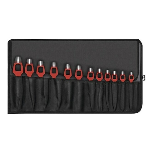 Henkellocheisensatz DIN 7200-A 8-tlg.Rolltasche