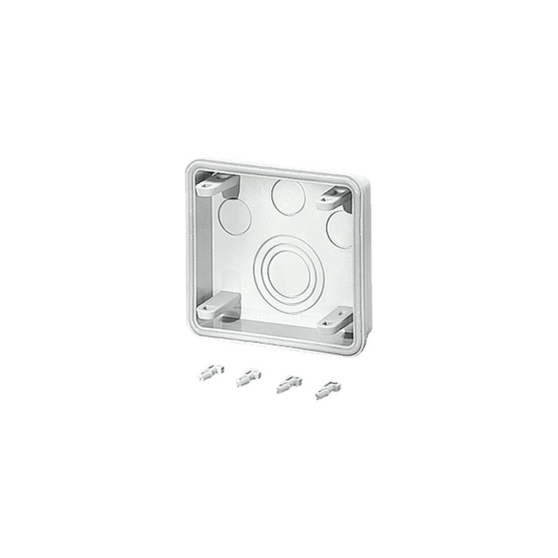 Hensel Anbauflansch 3xM20,1xM32/40/50 Mi FM 15