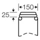 Hensel Anbauflansch 3xM20,1xM32/40/50 Mi FM 15