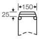 Hensel Anbauflansch 3xM20,1xM32/40/50 Mi FM 15