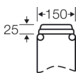 Hensel Anbauflansch 3xM20,1xM32/40/50 Mi FM 15