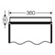 HENSEL Anbauflansch FP FG 300 360mm