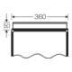 HENSEL Anbauflansch FP FG 300 360mm