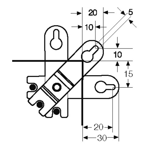 Hensel Außenlasche Mi AL 40 (VE4)