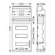 Hensel Automatengehäuse 3reihig KV 9440
