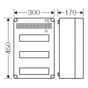 Hensel Automatengehäuse 450 x 300 170 Mi 1336-4