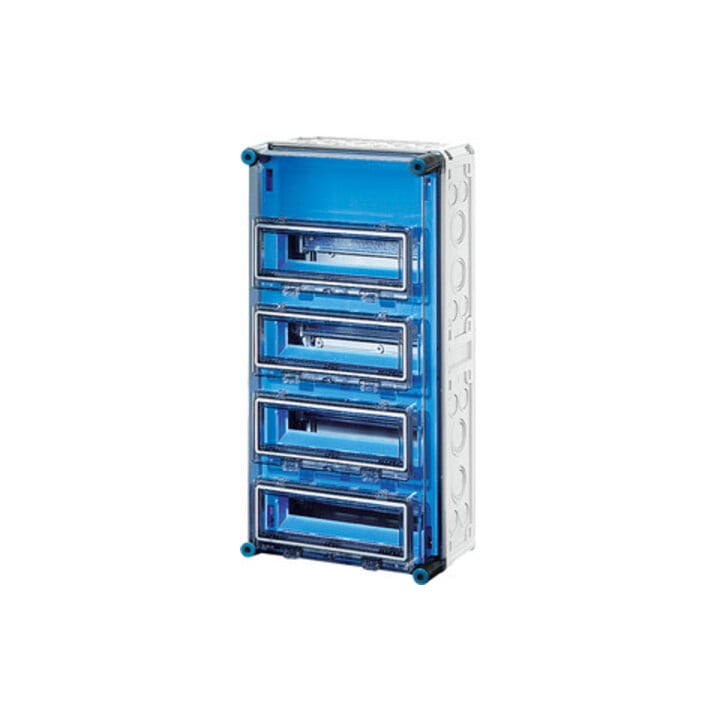 Hensel Automatengehäuse 48TE m.4Klappdeckeln Mi 1444
