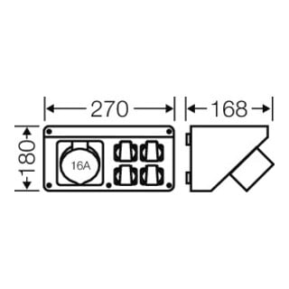 HENSEL Boîte de connexion CB 216 pour installation d’appareils