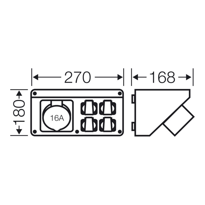 HENSEL Boîte de connexion CB 216 pour installation d’appareils
