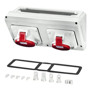 Hensel Boîte de connexion Mi 32A, 5p, 400V, 6h CB 12