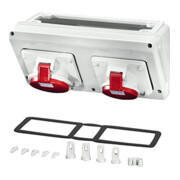 Hensel Boîte de connexion Mi 32A, 5p, 400V, 6h CB 12-1