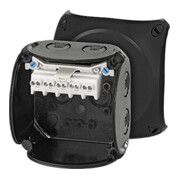 Hensel Boîte de dérivation câble 1,5-2,5 5 pôles noir KF 0202 B-1
