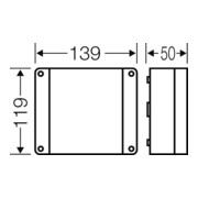 Hensel Boîte de dérivation câble 1,5-2,5 mm² 3p. 4 mm² DP 9222-1
