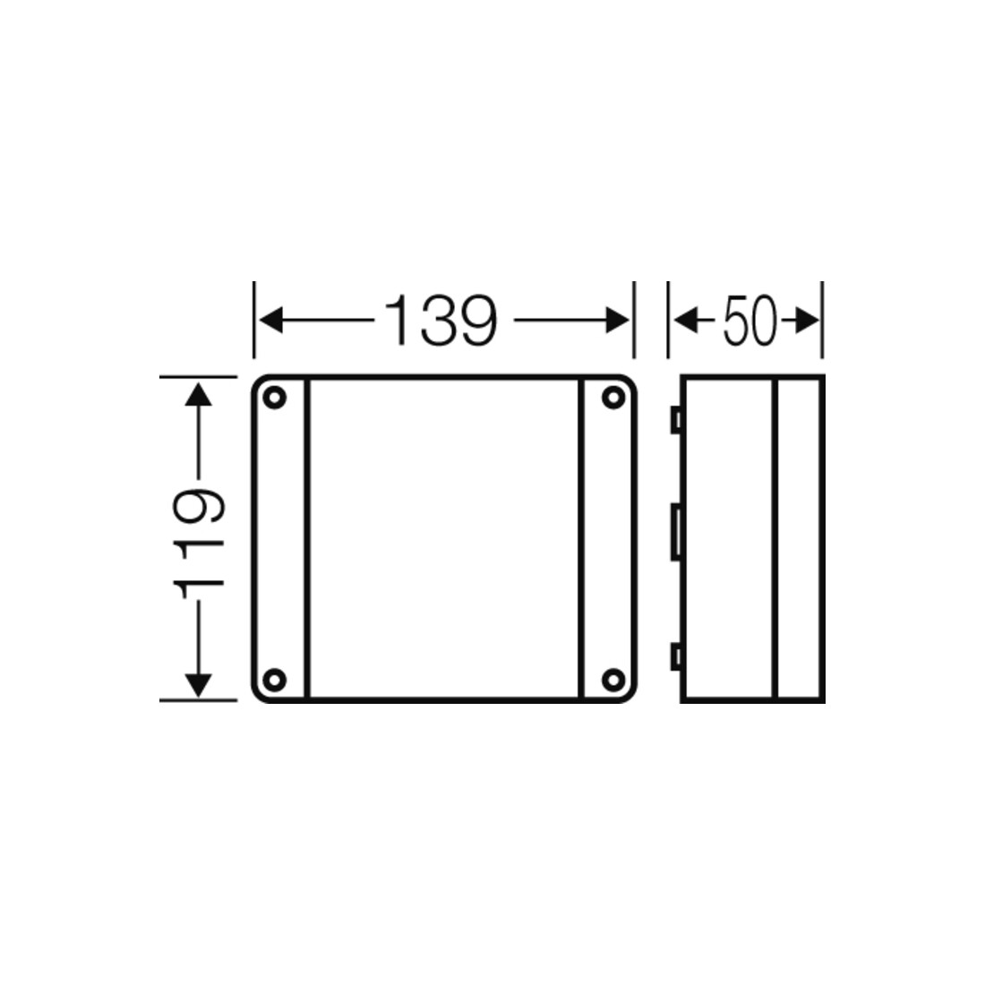 Hensel Boîte de dérivation câble 1,5-2,5 mm² 3p. 4 mm² DP 9222