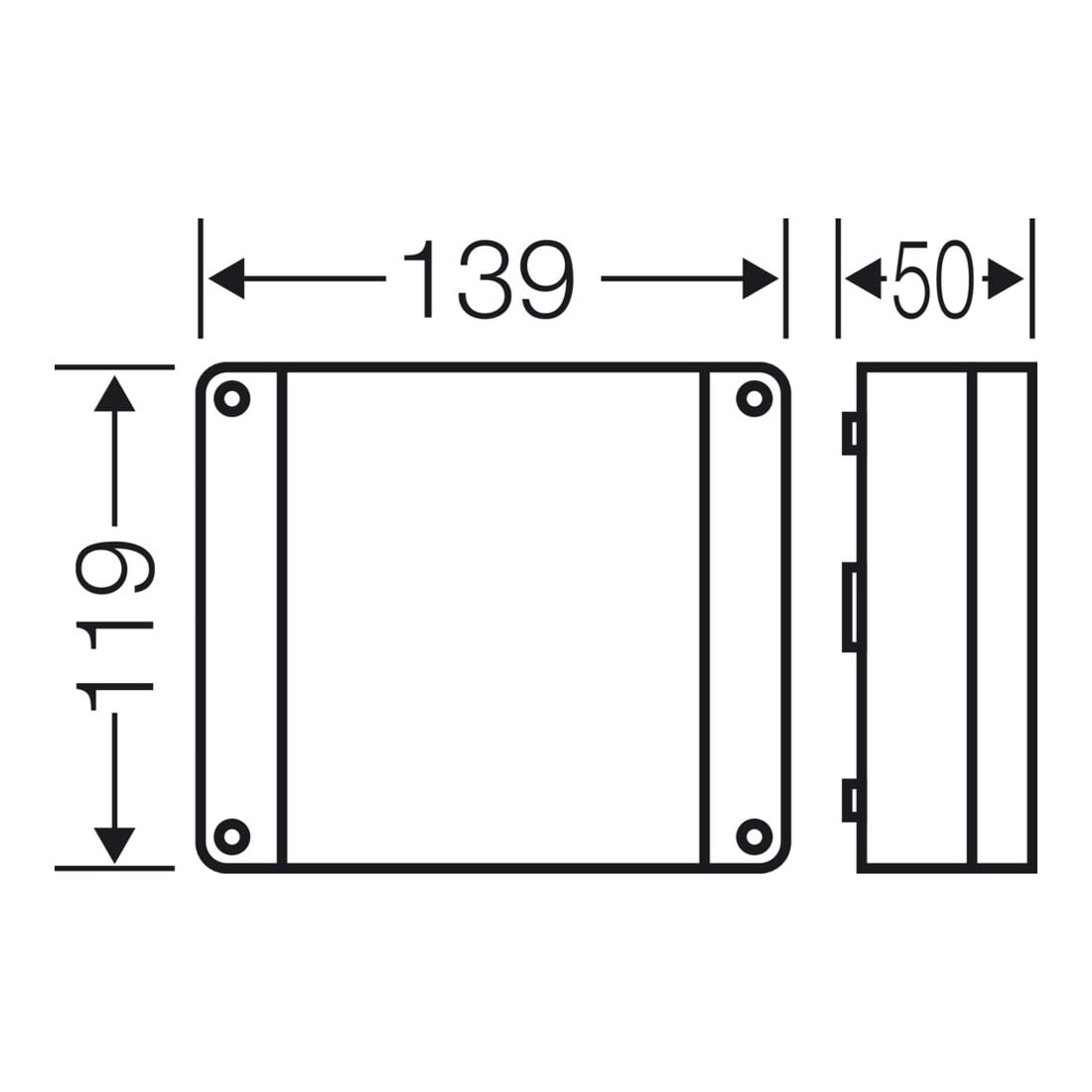 Hensel Boîte de dérivation câble 1, 5-2, 5 mm² 3ph. 4 mm² DP 9221