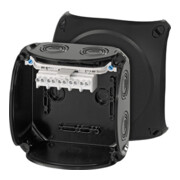 Hensel Boîte de dérivation câble 1,5-4 5 pôles noir KF 0604 B-2