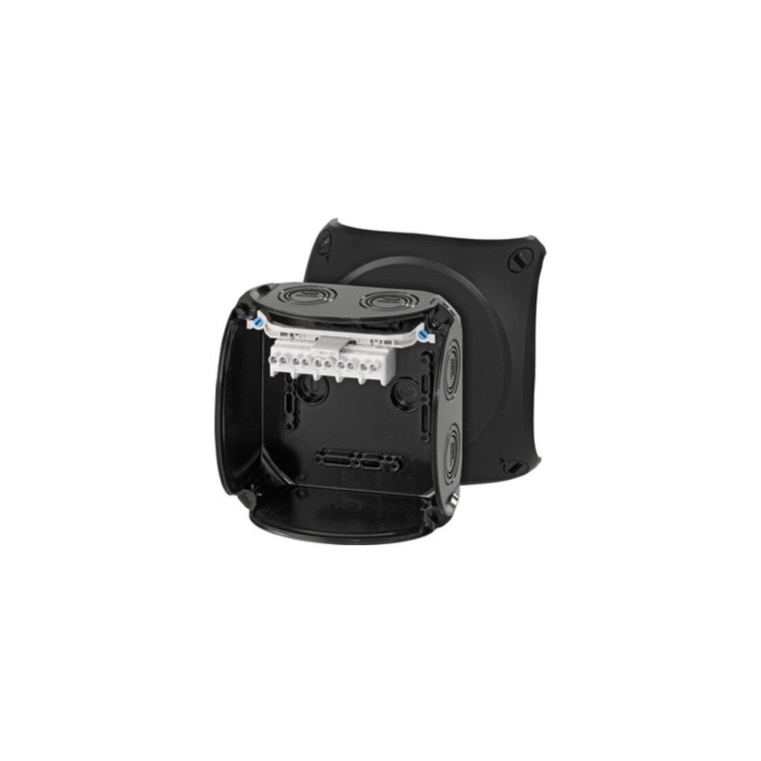 Hensel Boîte de dérivation câble 1,5-4 5 pôles noir KF 0604 B