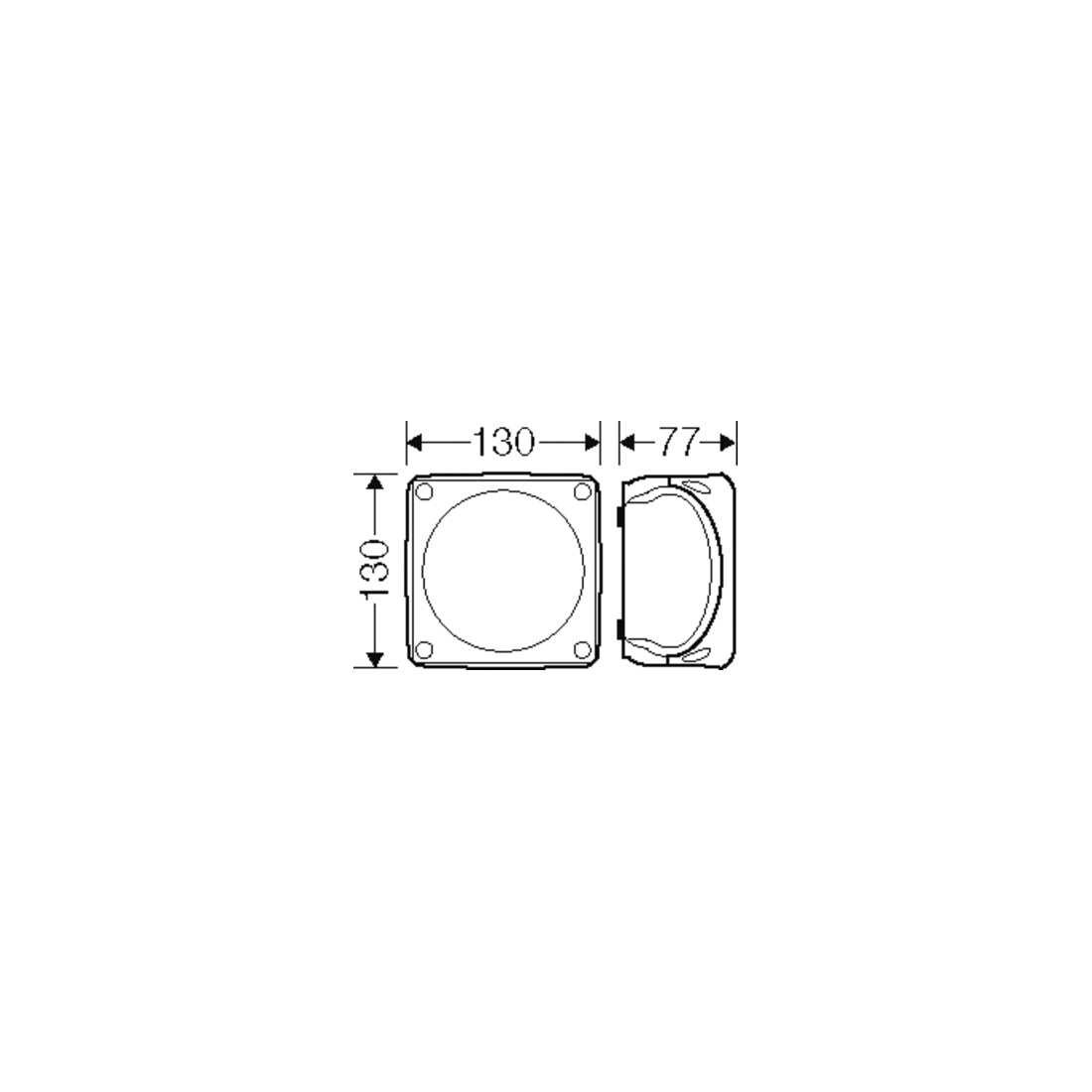 Hensel Boîte de dérivation câble 1,5-4 mm² DK 0604 G