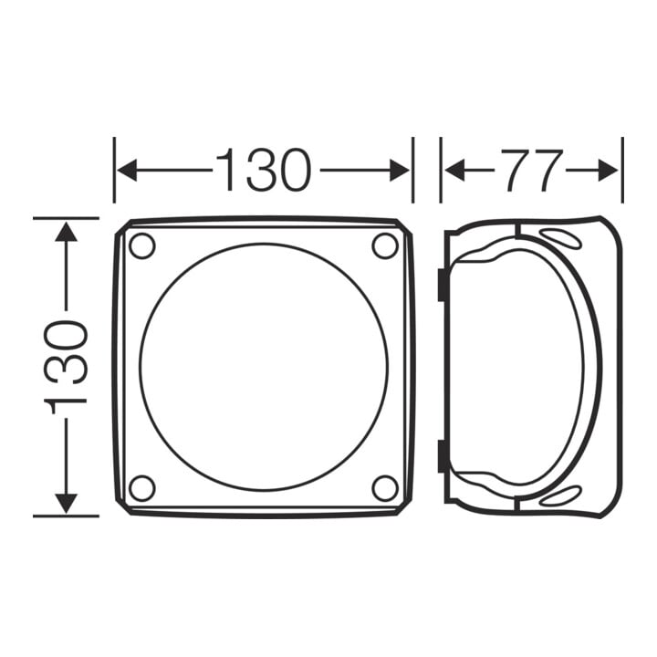 Hensel Boîte de dérivation câble 1,5-6 mm² triphasée WP 0606 G