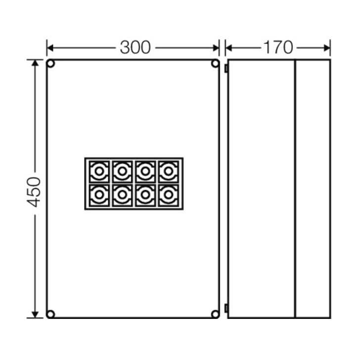 Hensel Boîte de dérivation câble 16 - 150 qmm K 1204
