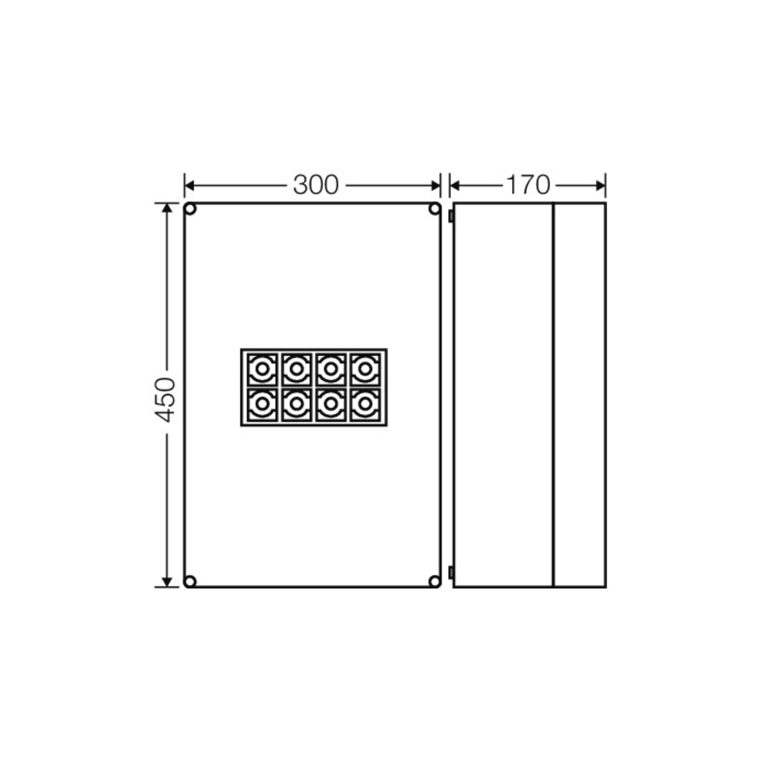 Hensel Boîte de dérivation câble 16 - 150 qmm K 1204
