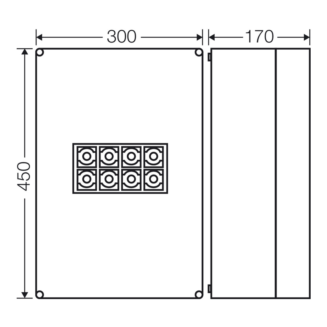 Hensel Boîte de dérivation câble 16 - 150 qmm K 1204