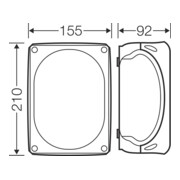 Hensel Boîte de dérivation câble 2,5-10 5 pôles KF 1610 B-5