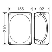 Hensel Boîte de dérivation câble 2,5-10 mm² DK 1610 G-5