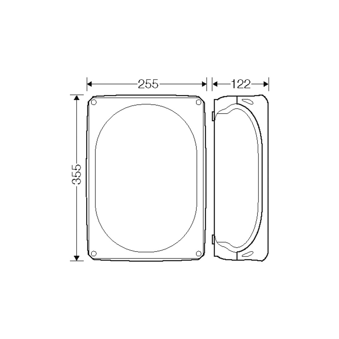 Hensel Boîte de dérivation câble 25/35qmm 3 phases DK 5035 S