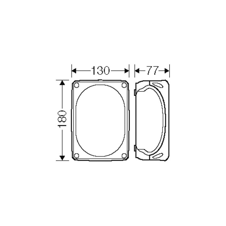 Hensel Boîte de dérivation câble jusqu’à 10 bornes o. KF 1000 B