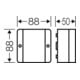 Hensel Boîte de dérivation câble jusqu’à 2,5 mm² 3p. 4 mm² DP 9020