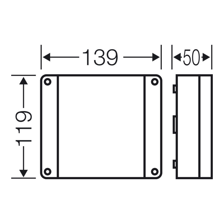Hensel Boîte de dérivation câble jusqu’à 2,5 qmm 3 ph. 4 qmm DP 9220