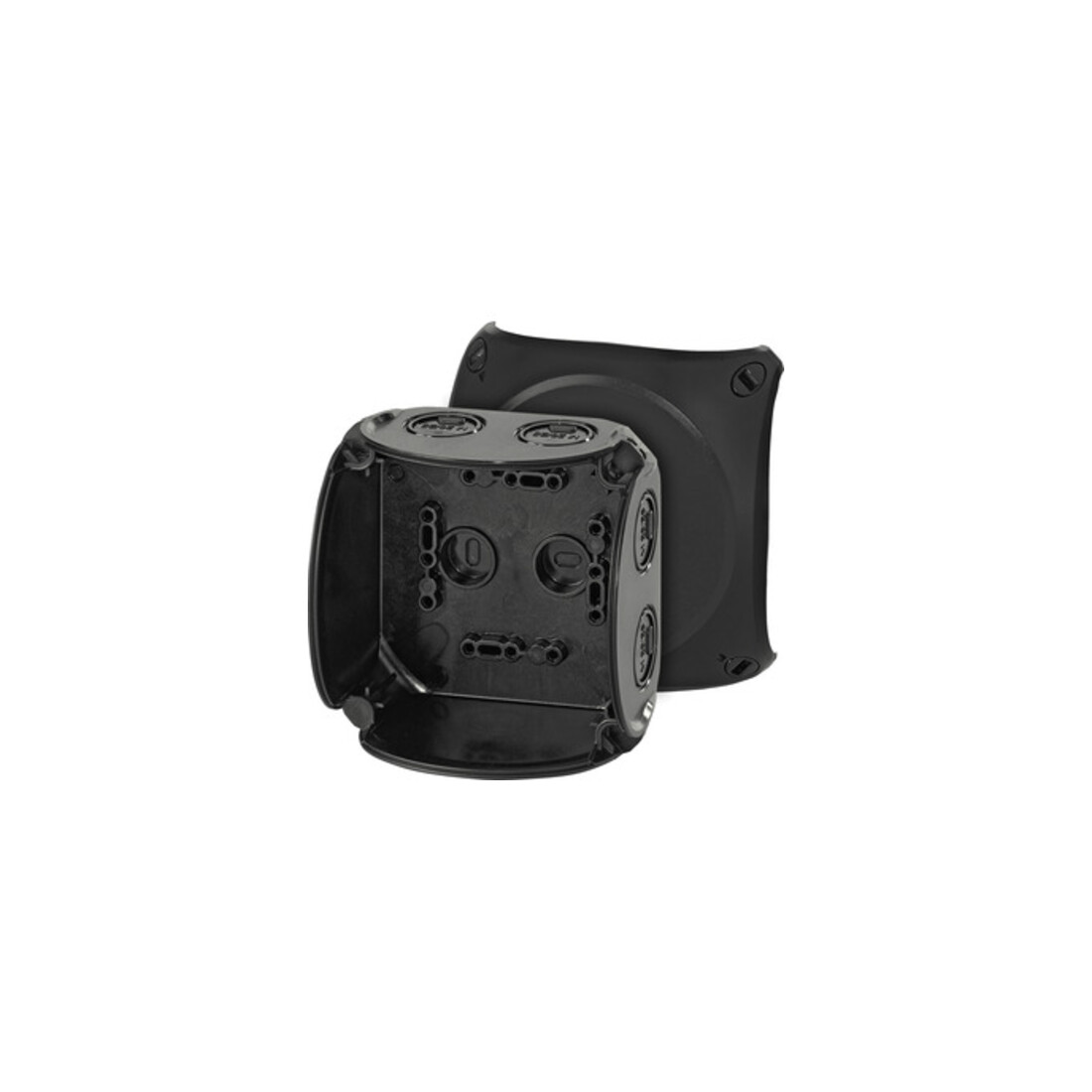 Hensel Boîte de dérivation câble jusqu’à 4 bornes o. noir KF 0400 B