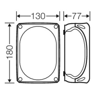 Hensel Boîte de dérivation KF 1000 H sans borne sans pré-perforations