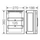 HENSEL Boîtier automatique ENYSTAR 24 unités de séparation FP 1219