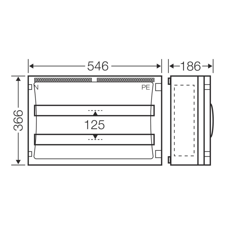 HENSEL Boîtier automatique ENYSTAR 54 modules FP 1408