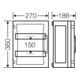 HENSEL Boîtier automatique FP 1249 24 unités de division