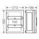 HENSEL Boîtier automatique FP 1249 24 unités de division
