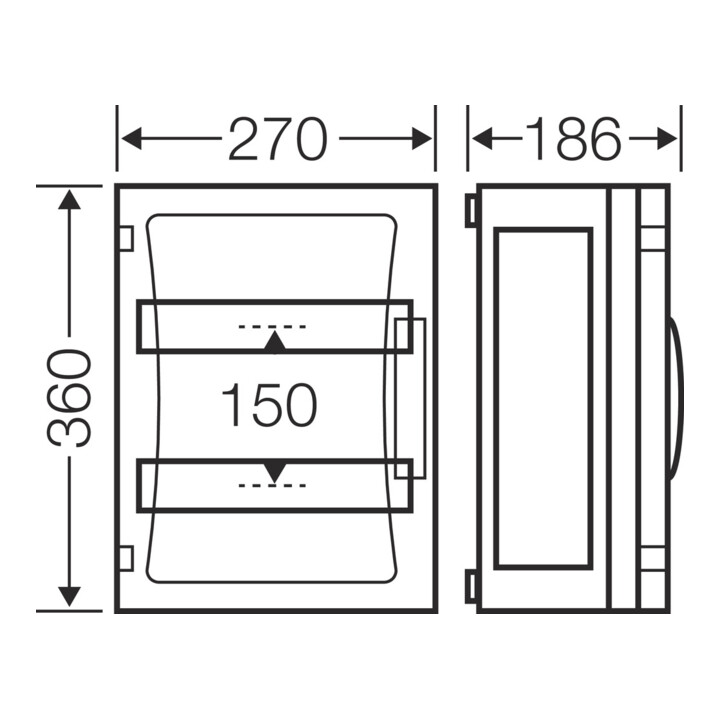 HENSEL Boîtier automatique FP 1249 24 unités de division