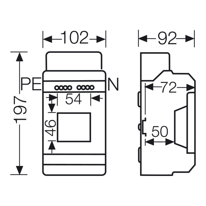 HENSEL Boîtier automatique KV PC 9103 3TE IP65