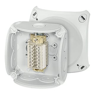 Hensel Boîtier de borniers en rangée 1,5-2,5 mm², 7 borniers RK 0207 T