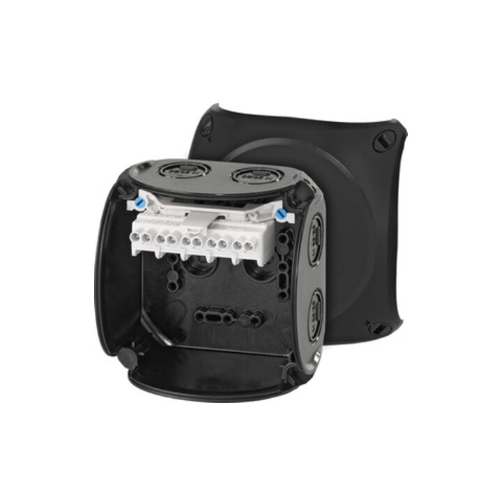 Hensel Boîtier de dérivation câble 1,5-4 5 pôles noir KF 0404 B