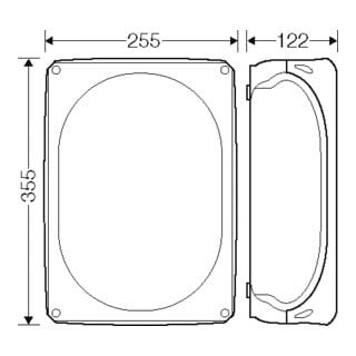 Hensel Boîtier de dérivation câble jusqu’à 50 o. borne KF 5000 G