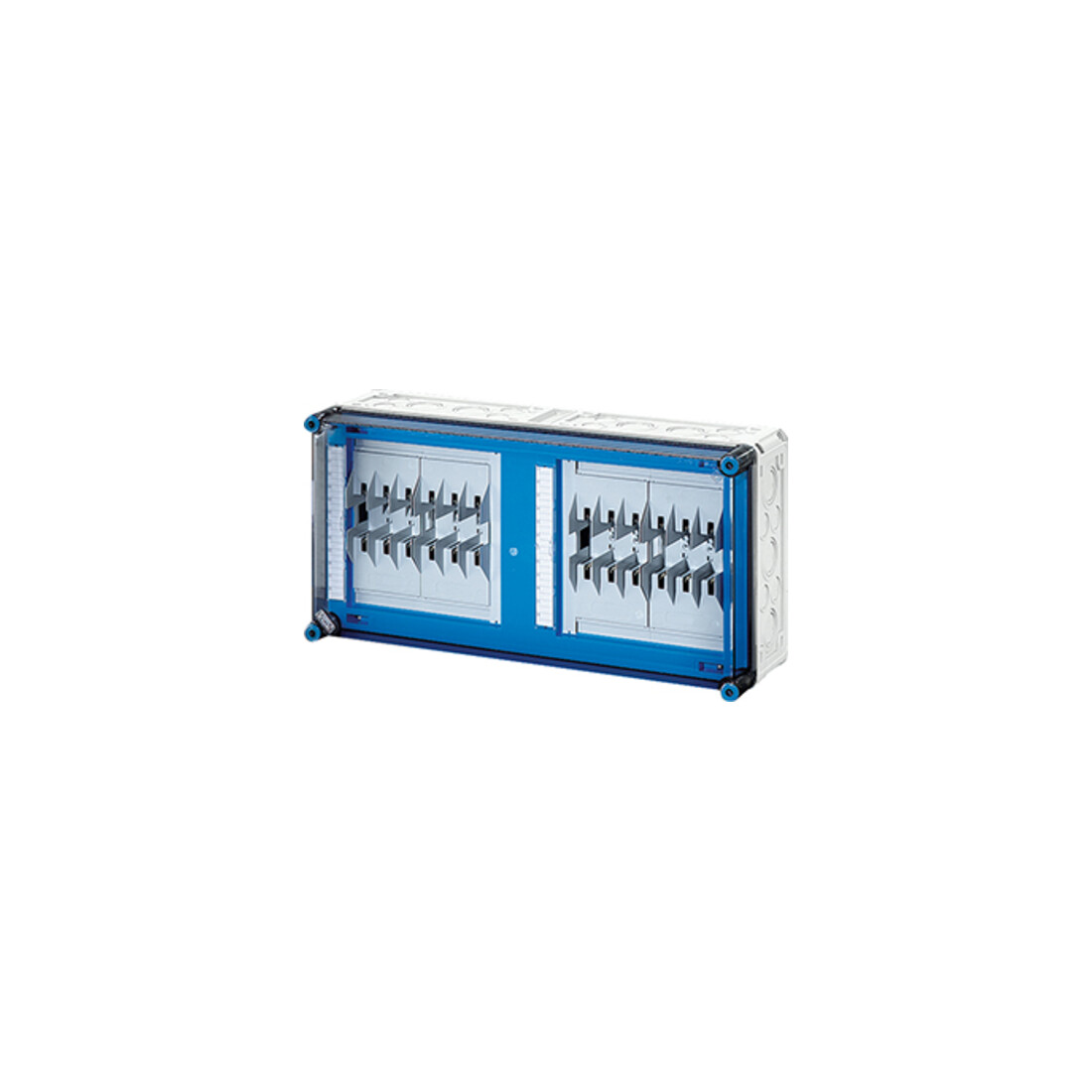 Hensel Boîtier de disjoncteurs 4xNH00 3p.250A 5p avec Mi 6461