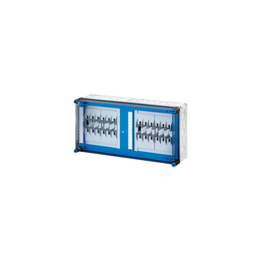Hensel Boîtier de disjoncteurs 4xNH00 3p.250A 5p avec Mi 6461
