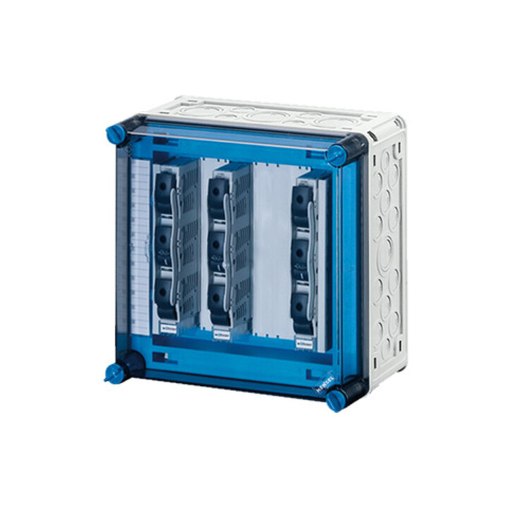 Hensel Boîtier de fusibles 3x3x63A, D02 Mi 3266