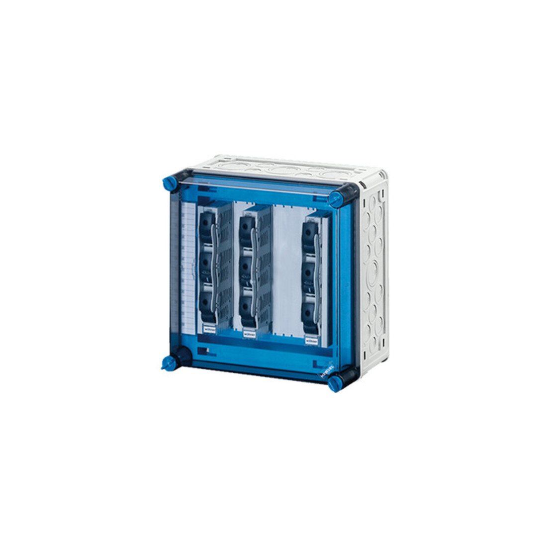 Hensel Boîtier de fusibles 3x3x63A, D02 Mi 3266