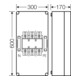 Hensel Boîtier de protection 1xNH1 3p. 250A+PE+N Mi 4451